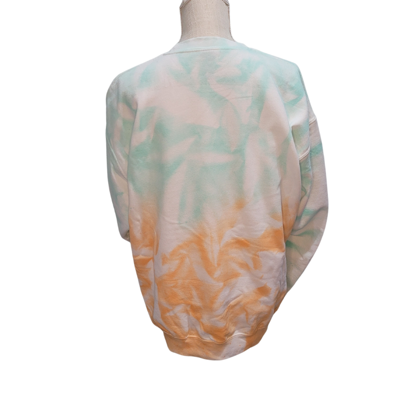oversized-women's-sweatshirt-plus size-oversized-tie dye- printed women's sweatshirt