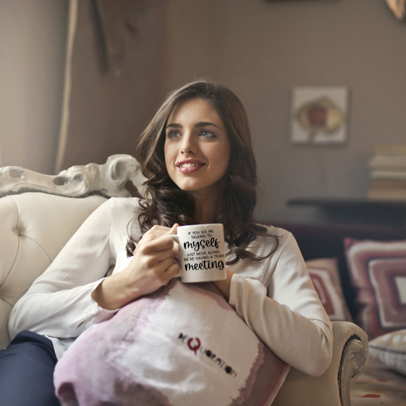 If You See Me Talking To Myself Just Move Along, Funny Sayings, Coffee Mug
