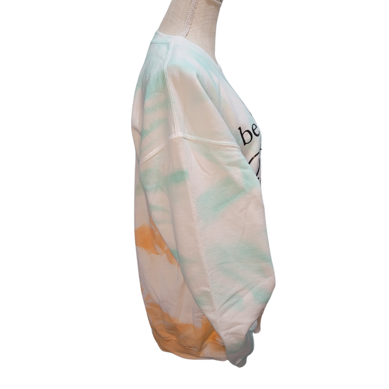 oversized-women's-sweatshirt-plus size-oversized-tie dye- printed women's sweatshirt