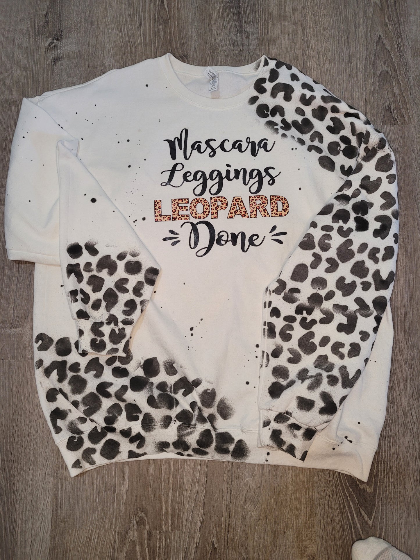 Mascara Legging Leopard Done Women's Sweatshirt
